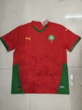 24/25  Morocco Red  Home Player 1:1 Quality Soccer Jersey