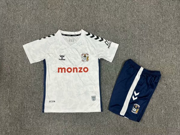 24/25  Coventry City  Away  Kids  Kits 1:1 Quality Soccer Jersey