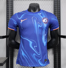 24/25 Chelsea Home Blue Player Version 1:1 Quality Soccer Jersey（没有胸前广告）