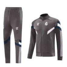 24/25  Real Madrid Grey Training Tracksuit 1:1 Quality Training Jersey