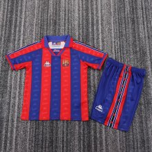 1996/1997 Barcelona Home Kids 1:1 Retro  Soccer Jersey