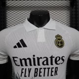 24/25 Real Madrid White Special Edition Player 1:1 Quality Soccer Jersey