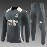 24/25  Real Madrid  Training  Dark Grey Player 1:1 Quality Training Jersey