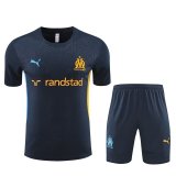 24/25  Marseille Training Suit Royal Blue 1:1 Quality Training Jersey