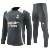 24/25  Real Madrid  Training  Dark Grey Player 1:1 Quality Training Jersey