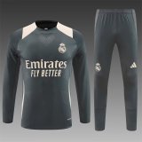 24/25  Real Madrid  Training  Dark Grey Player 1:1 Quality Training Jersey