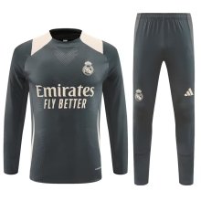 24/25  Real Madrid  Training  Dark Grey Player 1:1 Quality Training Jersey