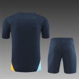 24/25  Marseille Training Suit Royal Blue 1:1 Quality Training Jersey