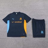 24/25  Marseille Training Suit Royal Blue 1:1 Quality Training Jersey