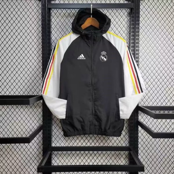 24/25  Real Madrid  Black Windbreaker
