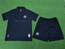 24/25 Marseille 125th Anniversary Edition Black Kids Kits Player 1:1 Quality Soccer Jersey