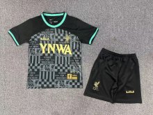 24/25  Liverpool Special Edition Black Kids 1:1  Quality Soccer Jersey