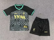 24/25  Liverpool Special Edition Black Kids 1:1  Quality Soccer Jersey