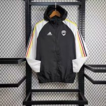 24/25 Arsenal Black Windbreaker
