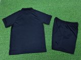 24/25 Marseille 125th Anniversary Edition Black Kids Kits Player 1:1 Quality Soccer Jersey