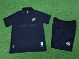 24/25 Marseille 125th Anniversary Edition Black Kids Kits Player 1:1 Quality Soccer Jersey