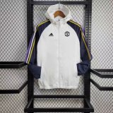24/25  Manchester United  White Windbreaker