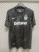 24/25 Sporting Lisbon Goalkeeper Black Fans 1:1 Soccer Jersey