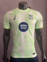 24/25 Barcelona  Third Green  PLayer 1:1 Quality Soccer Jersey （胸前大logo）