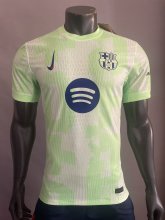 24/25 Barcelona  Third Green  PLayer 1:1 Quality Soccer Jersey （胸前大logo）