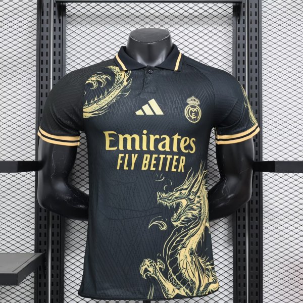 24/25 Real Madrid  Special Edition Black  Player 1:1 Quality Soccer Jersey