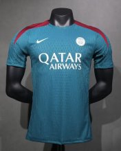 24/25 PSG Paris Green Training Clothes Player 1:1 Quality Soccer Jersey