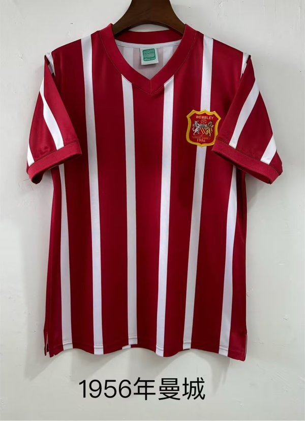 1956 Manchester City  Fans 1:1 Retro Soccer Jersey