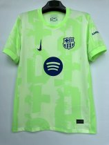 24/25  Barcelona  Third Green Fans  1:1 Soccer Jersey （胸前大logo）