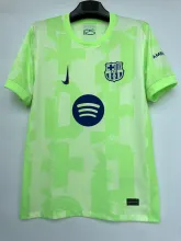 24/25  Barcelona  Third Green Fans  1:1 Soccer Jersey （胸前大logo）