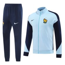 24/25 France Training Tracksuit  Blue 1:1 Quality Soccer Jersey