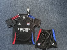 24/25  Lyonnais  Away Kids Kits 1:1 Quality Soccer Jersey