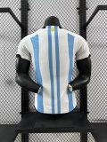22/23 Argentina Home 3-Stars Player 1:1 Quality Soccer Jersey