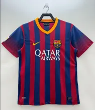 2013/2014 Barcelona Home Fans Retro 1:1 Quality Soccer Jersey