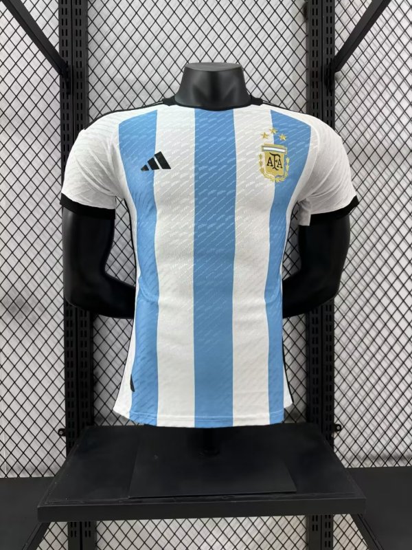 22/23 Argentina Home 3-Stars Player 1:1 Quality Soccer Jersey