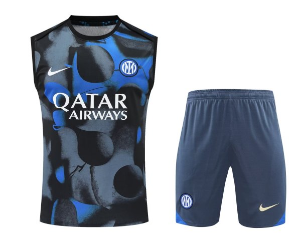24/25 Inter Milan Black 1:1 Quality Training Vest（A-Set）