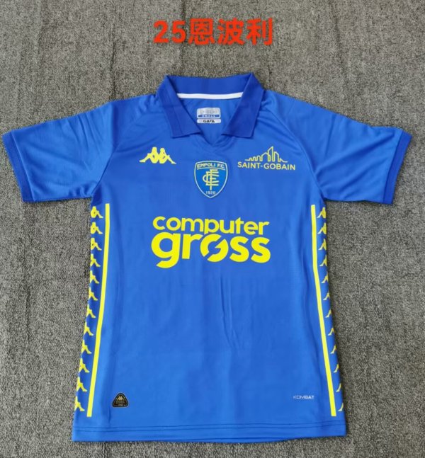 24/25  Empoli FC Home Fans 1:1 Quality Soccer Jersey