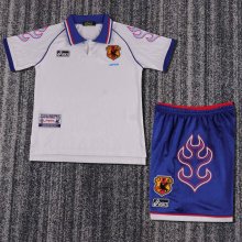 1998 Japan   Away White  Kids Retro 1:1 Quality  Soccer Jersey