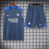 24/25 Inter Milan  Blue 1:1 Quality Training Vest（A-Set）