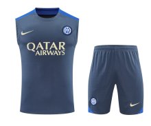 24/25 Inter Milan  Blue 1:1 Quality Training Vest（A-Set）