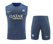 24/25 Inter Milan  Blue 1:1 Quality Training Vest（A-Set）