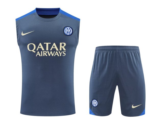 24/25 Inter Milan  Blue 1:1 Quality Training Vest（A-Set）