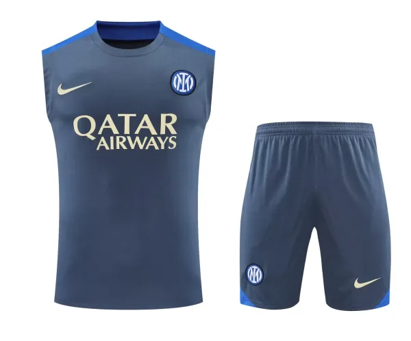 24/25 Inter Milan  Blue 1:1 Quality Training Vest（A-Set）