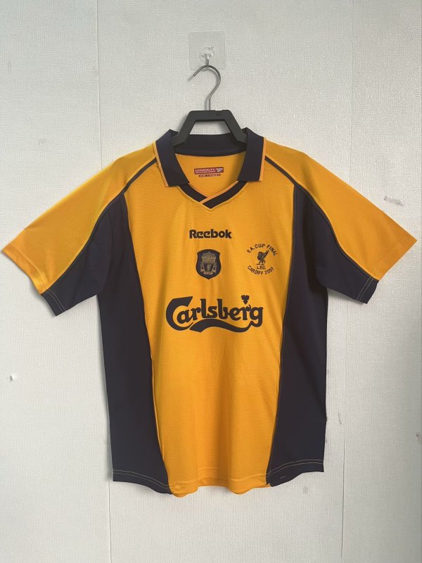 2000/2001 Liverpool Away Fans 1:1 Quality Retro Soccer Jersey