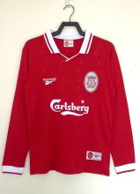1996/1997  Liverpool Home Long sleeve Retro 1:1 Quality Soccer Jersey