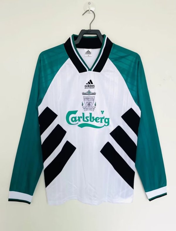 1993/1995  Liverpool  Away Long sleeve Retro 1:1 Quality Soccer Jersey