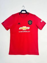 2019/2020 Manchester United Home Fans 1:1 Quality Retro Soccer Jersey