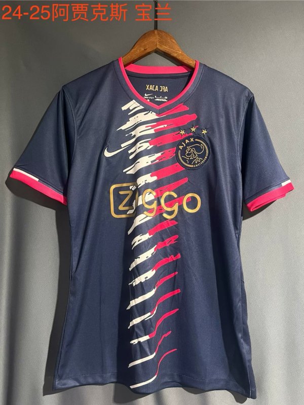 24/25  Ajax Royal Blue Fans 1:1 Quality Soccer Jersey