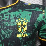 24/25  Brazil Special  Edition Green Player  1:1 Quality Soccer Jersey