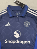 24/25 Manchester United Away Women Fans 1:1 Quality Soccer Jersey