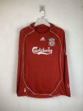 2006/2007 Liverpool  Home Long Sleeve Retro 1:1 Quality Soccer Jersey